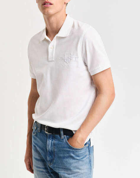 GANT ΜΠΛΟΥΖΑ ΚΜ REG TONAL SHIELD SS POLO