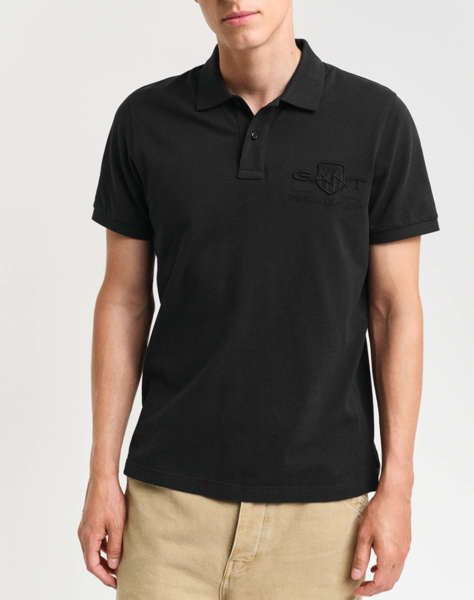GANT ΜΠΛΟΥΖΑ ΚΜ REG TONAL SHIELD SS POLO