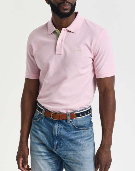 GANT ΜΠΛΟΥΖΑ ΚΜ REG CONTRAST PIQUE SS POLO
