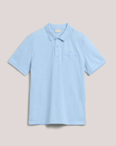 GANT ΜΠΛΟΥΖΑ ΚΜ REG TONAL SHIELD SS POLO