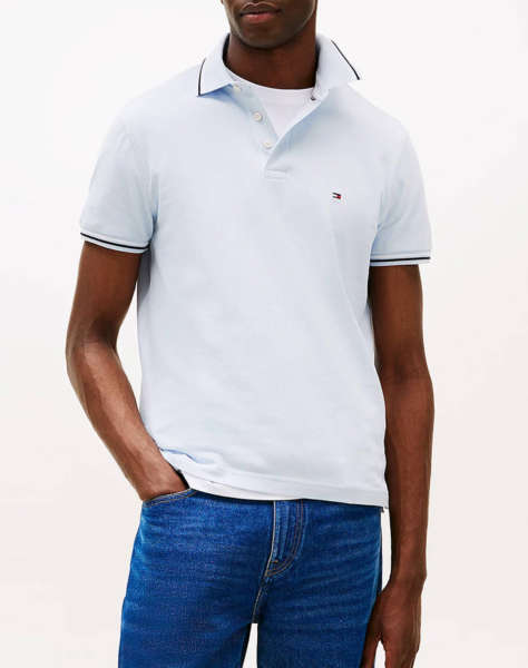 TOMMY HILFIGER TIPPED SLIM FIT SEASONAL POLO