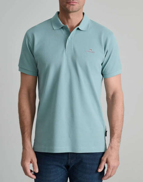 NAVY&GREEN ΜΠΛΟΥΖΑΚΙ ΠΟΛΟ M/ΧΡΩΜΟ, CUSTOM FIT
