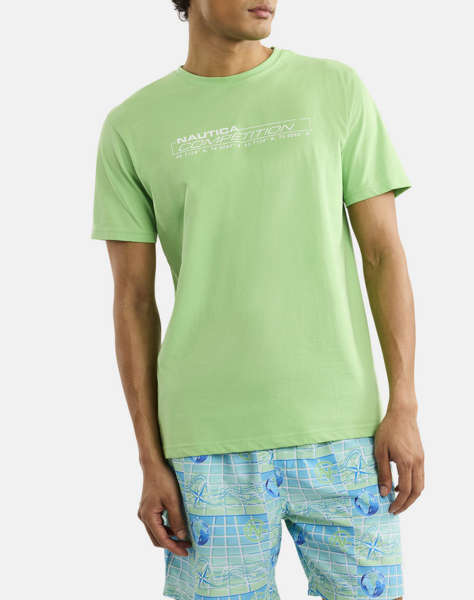 NAUTICA ΜΠΛΟΥΖΑ T-SHIRT ΚΜ Barna T-Shirt