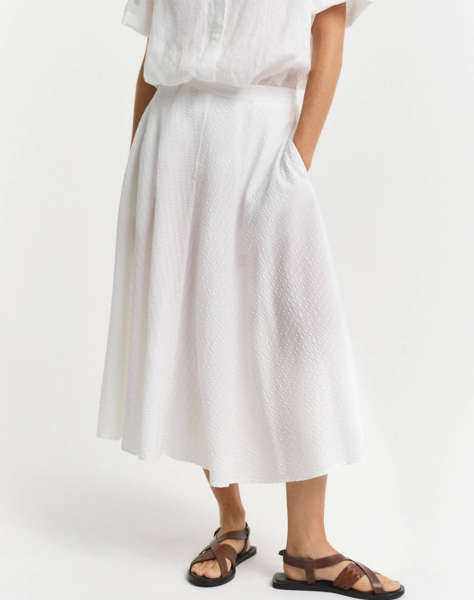 GANT ΦΟΡΕΜΑ TONAL STRIPED SEERSUCKER SKIRT