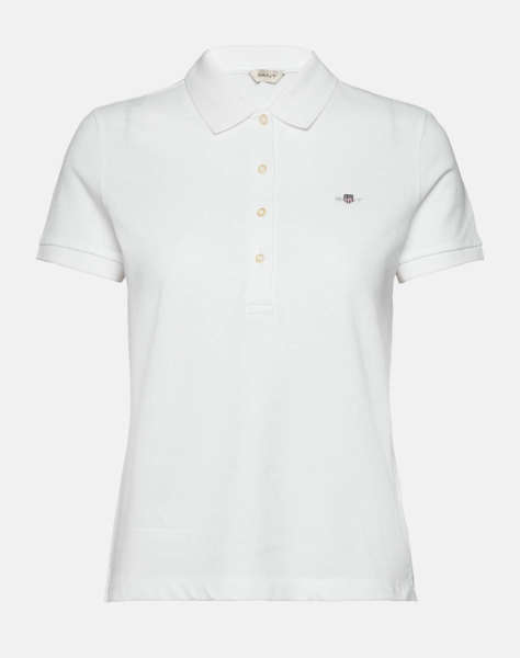 GANT ΜΠΛΟΥΖΑ ΚΜ SLIM SHEILD CAP SLEEVE PIQUE POLO