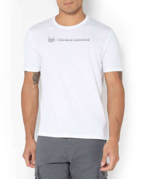 THE BOSTONIANS ΜΠΛΟΥΖΑ T-SHIRT TWO-TONE LOGO REGULAR