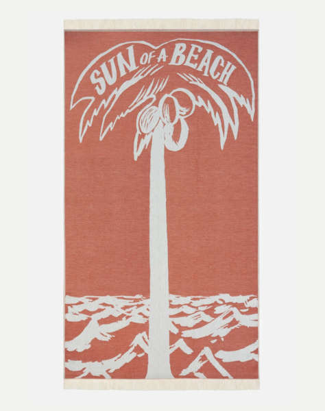 SUN OF A BEACH Feather Beach Towel (Διαστάσεις: 95 x 160εκ.)