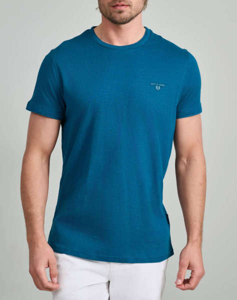 NAVY&GREEN ΜΠΛΟΥΖΑ ΛΑΙΜΟΚΟΨΗ