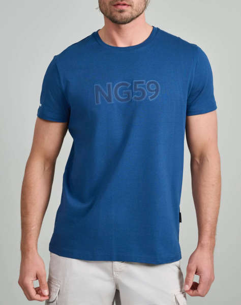 NAVY&GREEN ΜΠΛΟΥΖΑ ΛΑΙΜΟΚΟΨΗ