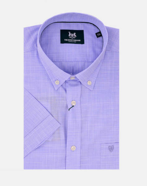 THE BOSTONIANS ΠΟΥΚΑΜΙΣΟ FIL A FIL REGULAR FIT Plain FIL A FIL Button-down Regular Fit