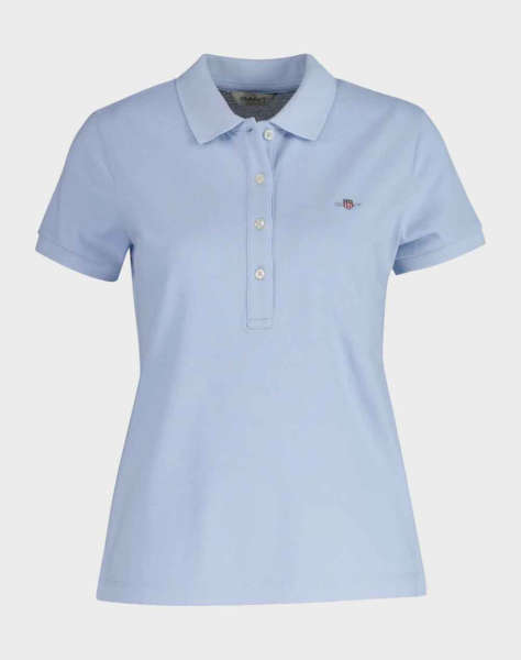 GANT ΜΠΛΟΥΖΑ ΚΜ SLIM SHEILD CAP SLEEVE PIQUE POLO