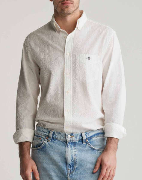 GANT ΠΟΥΚΑΜΙΣΟ ΜΜ REG SOLID SEERSUCKER SHIRT