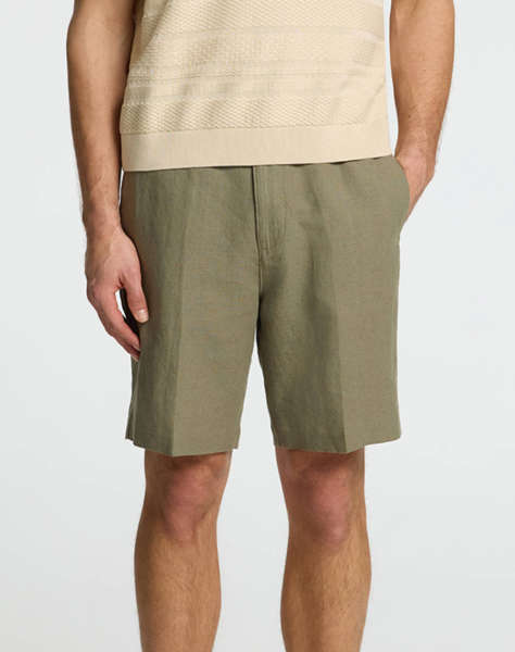SELECTED SLHREGULAR-LEROY LINEN BLD SHORTS NOOS