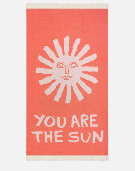 SUN OF A BEACH Feather Beach Towel (Διαστάσεις: 95 x 160εκ.)