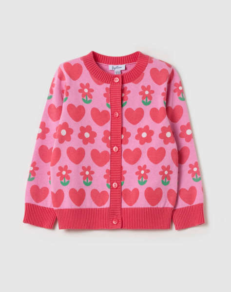 OVS PRINTED KNIT CARDIGAN