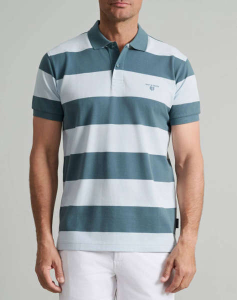NAVY&GREEN ΜΠΛΟΥΖΑΚΙ ΠΟΛΟ, ΡΙΓΕΣ, CUSTOM FIT