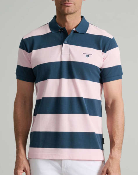 NAVY&GREEN ΜΠΛΟΥΖΑΚΙ ΠΟΛΟ, ΡΙΓΕΣ, CUSTOM FIT