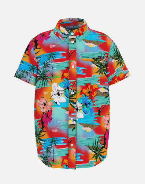 GUESS VISCOSE SS SHIRT - VISCOSE POPLIN 120 ΜΠΛΟΥΖΑ ΠΑΙΔΙΚΟ BOY