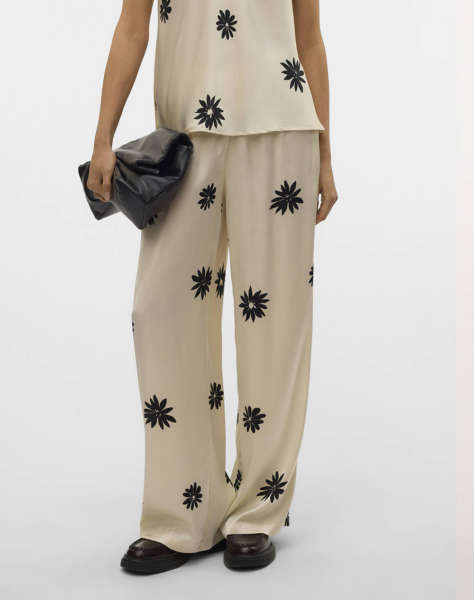 AWARE BY VERO MODA VMROE MW LOOSE PANTS VMA
