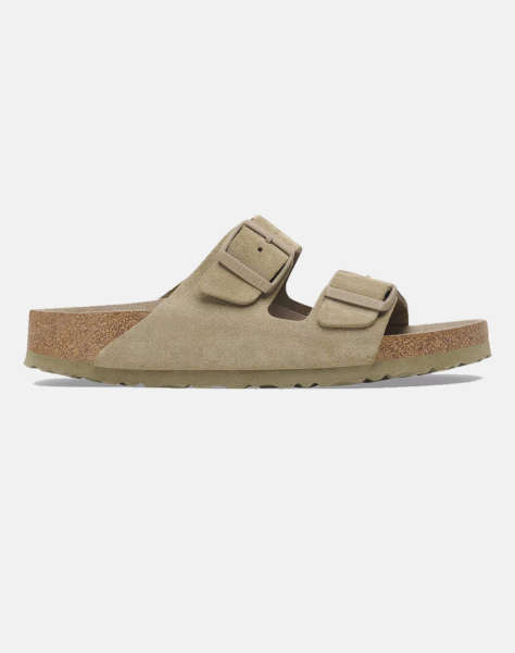 BIRKENSTOCK F25 LEATHER ARIZONA SFB LEVE FADED KHAKI 35 - 46 NARROW SEASONAL ΠΑΠΟΥΤΣΙ UNISEX