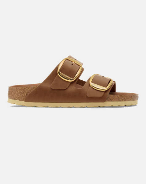 BIRKENSTOCK F25 LEATHER ARIZONA BIG BUCKLE LEOI COGNAC HEX 35 - 43 NARROW CORE ESSENTIAL ΠΑΠΟΥΤΣΙ ΓΥΝΑΙΚΕΙΟ