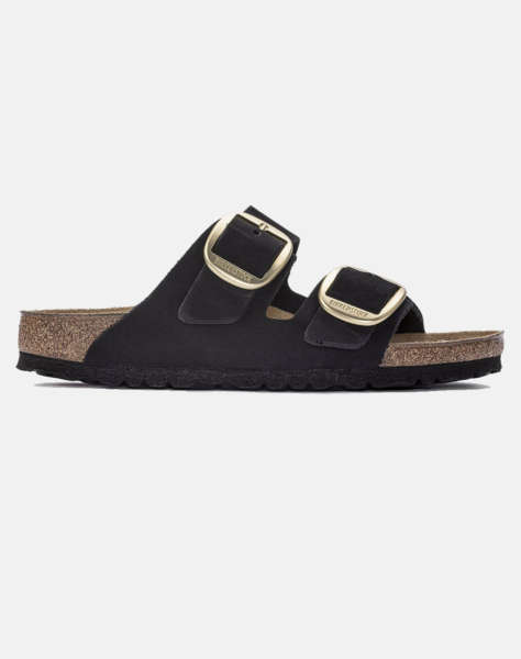 BIRKENSTOCK F25 LEATHER ARIZONA BIG BUCKLE LENB BLACK (GOLD) 35 - 43 NARROW SEASONAL ΠΑΠΟΥΤΣΙ ΓΥΝΑΙΚΕΙΟ