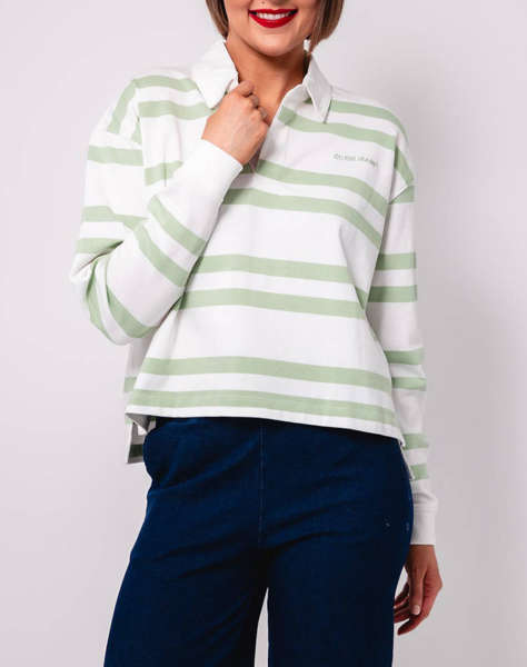 GUESS JEANS GJ LS RUGBY POLO SHIRT ΜΠΛΟΥΖΑ ΓΥΝΑΙΚΕΙΟ