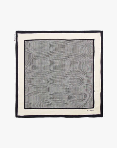 TOMMY HILFIGER TH ELEVATED FLAG SILK SQUARE