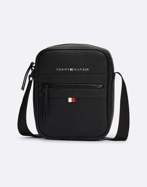 TOMMY HILFIGER JEANS ESSENTIAL PU MINI REPORTER (Διαστάσεις: 17 x 6 x 21εκ.)