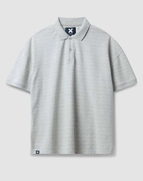 BLUE BANANA LIGHT GREY MELANGE WHEELS POLO / ΚΟΝΤΟΜΑΝΙΚΟ