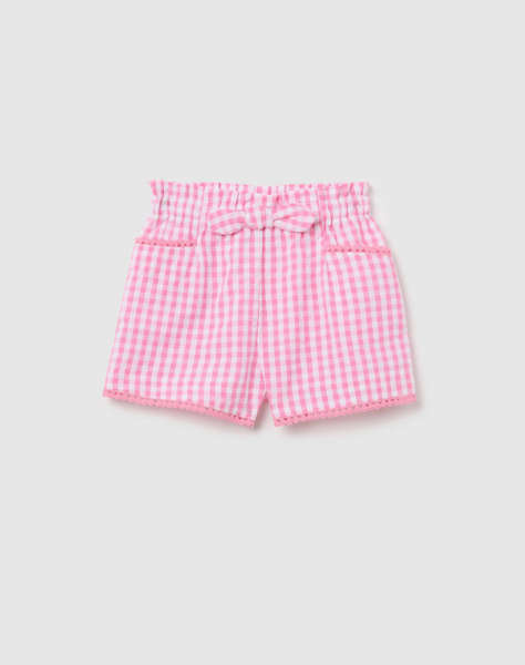 OVS SHORT Y/DYED CHECKS
