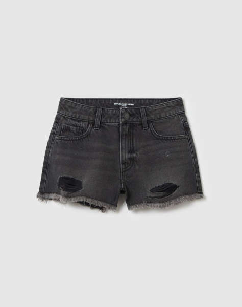 OVS SHORT DENIM W/FRINGES