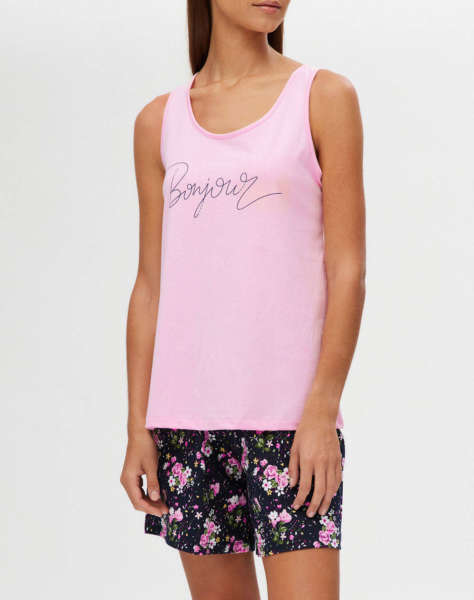 MINERVA ΠΥΖ.ΓΥΝ.ΧΜ-L/SHORTS FLORAL S25