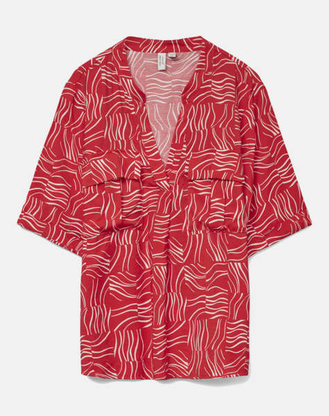 VERO MODA VMBETSY 2/4 V-NECK TOP WVN BTQ GA