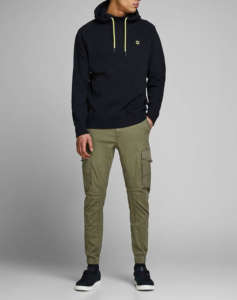 JACK&JONES ΠΑΝΤΕΛΟΝΙ JJIPAUL JJFLAKE AKM 542 OLIVE NIGHT NOOS