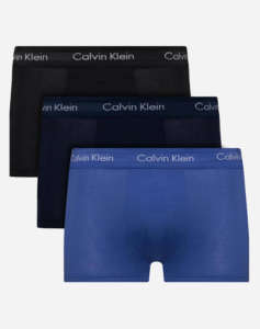 CALVIN KLEIN ΜΠΟΞΕΡ LOW RISE TRUNK 3PK