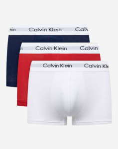 CALVIN KLEIN ΜΠΟΞΕΡ LOW RISE TRUNK 3PK