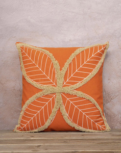 NIMA Cushion - Lilou Deep Orange (Dimensions: 45x45cm)