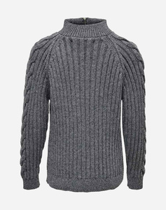 ONLY ΠΟΥΛΟΒΕΡ KOGNEYA L/S ZIP WOOL PULLOVER KNT