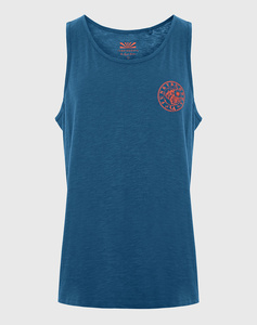 Chest printed mens tank top