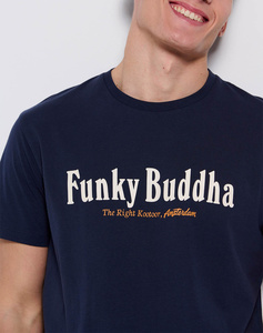 FUNKY BUDDHA T-shirt με branded τύπωμα