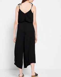 Viscose jumpsuit with straps