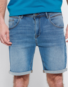Denim shorts in jogg fabric