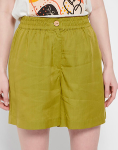 Womens lyocell shorts with elasticated waist