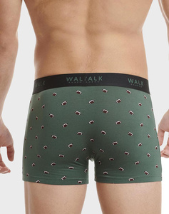 WALK MENS BAMBOO BOXER WITH RUGBY DESIGN