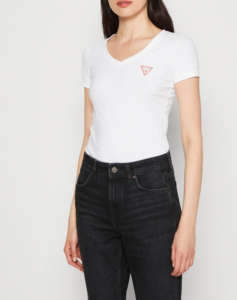 GUESS MINI TRIANGLE TEE T-SHIRT WOMEN