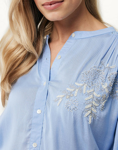 MEXX Blouse with chest embroidery