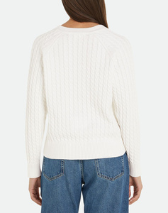 TOMMY HILFIGER CO CABLE V-NK SWEATER