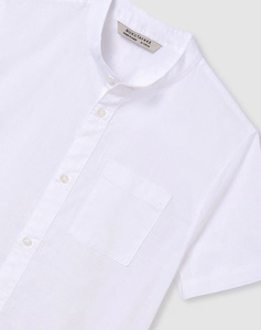MAYORAL Shirt short/collar mao