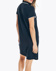 NAUTICA ΦΟΡΕΜΑ S/S TIPPED KNIT OCEAN POLO DRESS